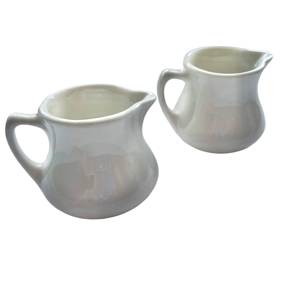 Vintage Buffalo China Creamer Set EUC